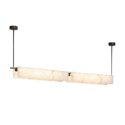  Copper Marble Lamp Bedroom Bedside Chandelier Modern New Chinese Simple Restaurant bar Long Barrel Designer Pendant Light