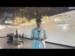吊り下げ式のシャンデリアの工場ショールーム