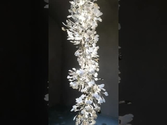 セラミックギンコ葉のペンダント チェンデリアライト