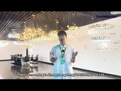 上限の吊り下げ式のシャンデリアの照明工場
