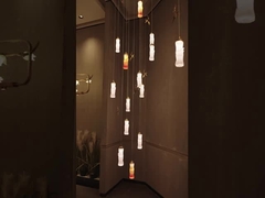 アートデコのチェンデリア モダンアート ガラスチェンデリア