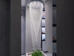 階段 ライト チェンデリア デュプレックス 建物 リビング のための大きなクリスタルチェンデリア