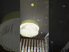 高級ホテル ロビー 装飾 金 大型 オーダーメイド モダン LED 天井チェンダリア