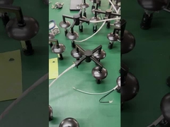 オーダーメイド 豪華ホテル プロジェクト バンケットホール レストラン ロビー 水晶棒 LED 天井チェンダリア