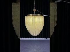 カスタム プロジェクト 室内装飾 ホテル ビラ ホーム ショップ ジンコ 葉 陶器 ペンダント ランプ