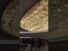 現代的な丸い大きなスペインの大理石青銅のペンダントライト リビングルームの吊り灯