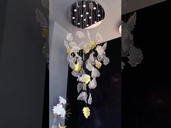 グラス・ヴィラ・デュプレックス 階段 床ランプ 直角 長直角 設置プロジェクト
