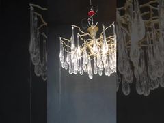 クリエイティブガラスフラワーシャンデリア 防錆 モダンフラワーシャンデリア