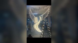 巨大な巨大なカスタムペンダントライト 9500lm プリファブリックヴィラ 高級ペンダント 天井ライト
