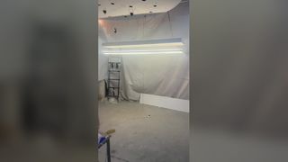 人気のブラックオフィス受付 LED ペンダントライトクリエイティブスパイラルホテルレストランペンダントランプ波