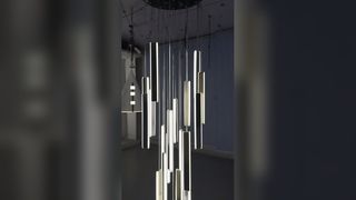 OEM LEDのガラス花の天井灯の柔らかい明るさの摩耗の証拠
