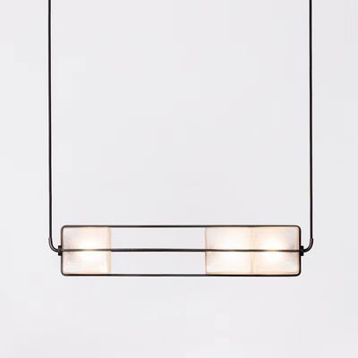 クリスタルサンドホワイト LED 天井ライト 24W 48W 72W バー カフェ カスタムペンダントライト