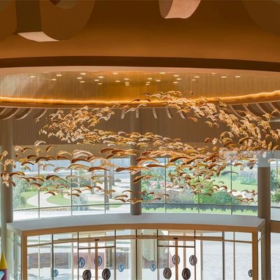 グラス アート 海洋テーマ ガラス 魚 チェンデリア クリエイティブ 装飾チェンデリア