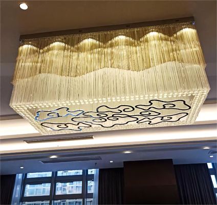 LED 中国様式 Xiangyun デザイン カスタム 水晶の高天井 チェンデリア