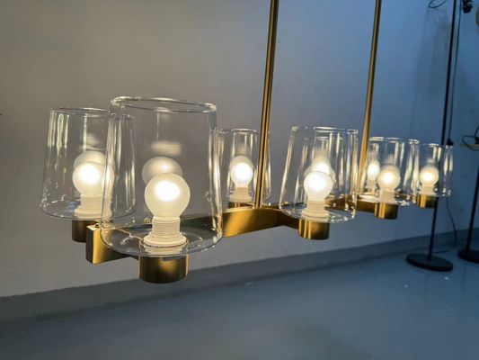 42in8 ライト 現代 ゴールド アイランド チェンデリア 照明 ホーム 玄関入り口