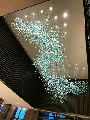 装飾アート ホテルホール 水晶ガラス吊飾 天井 吊飾吊飾