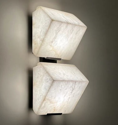 アラバスター LED 壁ランプ ポストモダン クリエイティブ ホーム 装飾 銅 大理石 壁灯 寝室 寝室 リビング