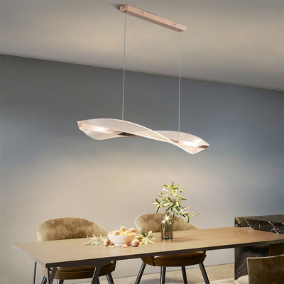 ダイニング モダン ブランチ アクリル シェード チェンデリア 吊り金ランプ レストラン用 LED 線形ペンダント 家庭用