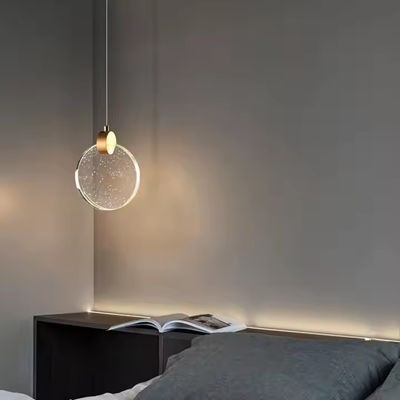 現代的な丸いクリスタルリビングルーム ホテルリビングルームの階段のための家庭用装飾用LEDペンダントライト