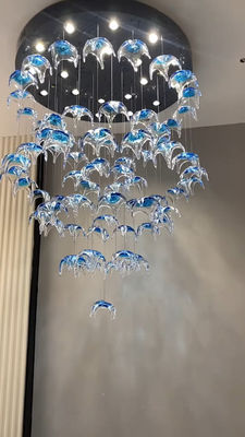 グラス アート 海洋 テーマ ガラス 海星 チェンデリア クリエイティブ 飾り付けチェンデリア