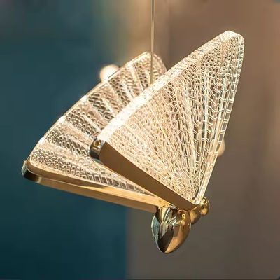 現代的な高級LEDペンダントランプ リビング ルーム LEDデコレーション 吊飾灯 ペンダントライト シンプル バターフライ 吊り灯
