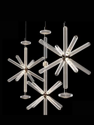 オーダーメイド 大型 LED チェンデリア ランプ ヴィンテージ スタイル 鉄 金属 ペンダント ガラス 住宅 ホテル ロビー 装飾 吊るし 設置 電球