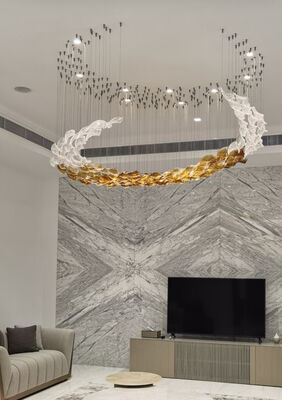 デコシャンデリア ウィッカー器具 クリスタルLEDアート 西ランプ モダンシャンデリア