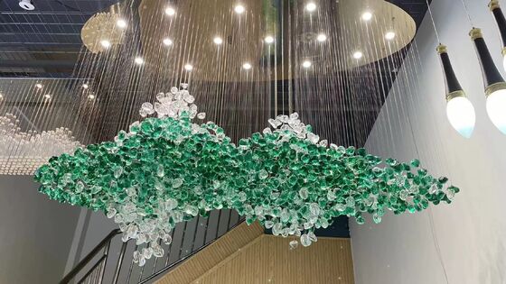 トルコの階段 ホテルのロビー 田舎風の飾り付け クリスタルチェンデリア