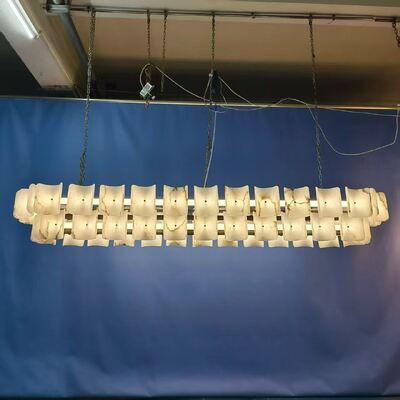 高輝度 ホテル ホーム ヴィラ LED ペンダントランプ アラバスター ペンダントライト モダン ミニマリスト スタイル マーブル シャンデリア