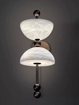 マルブル半球 壁ランプ マット 数珠 飾り ホテル ビラ レストラン 背景 輝く水瓜 マルブル 壁灯